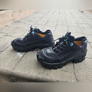 Caterpillar Black and Blue Women's Athletic Shoes